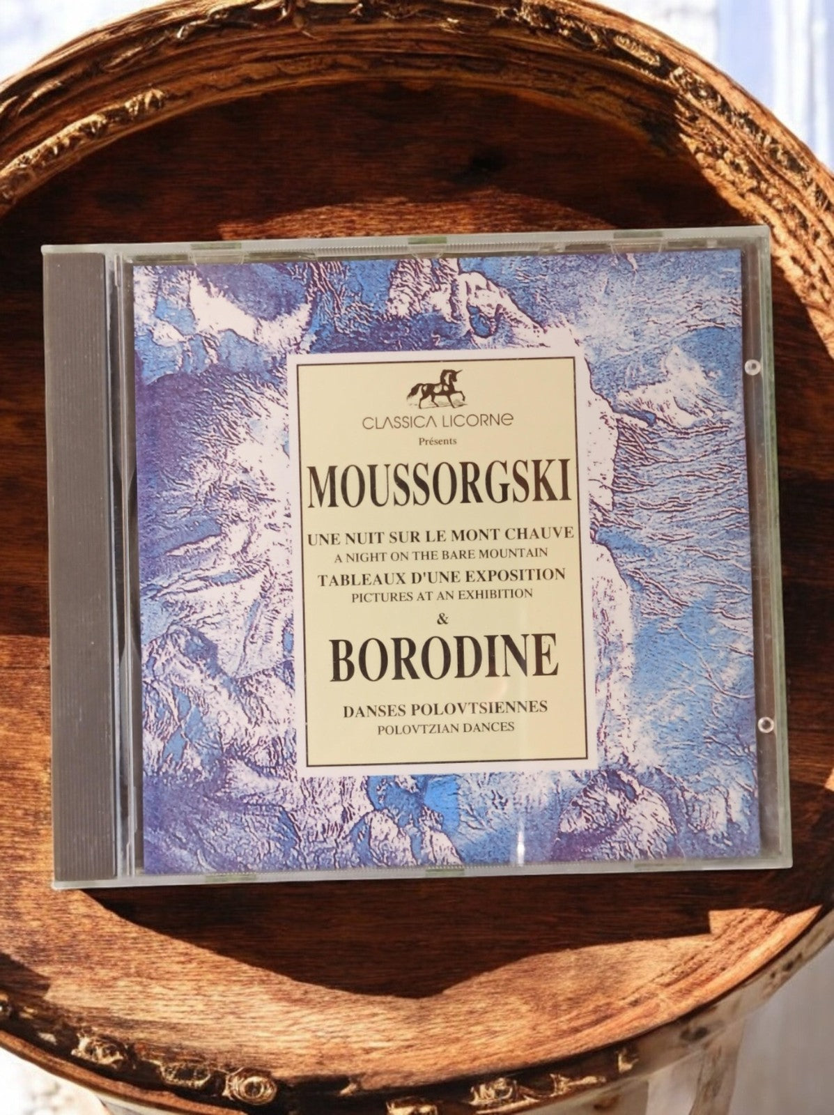 CD Classique Moussorgski Borodine Classica Licorne Jaquette Bleu Occasion