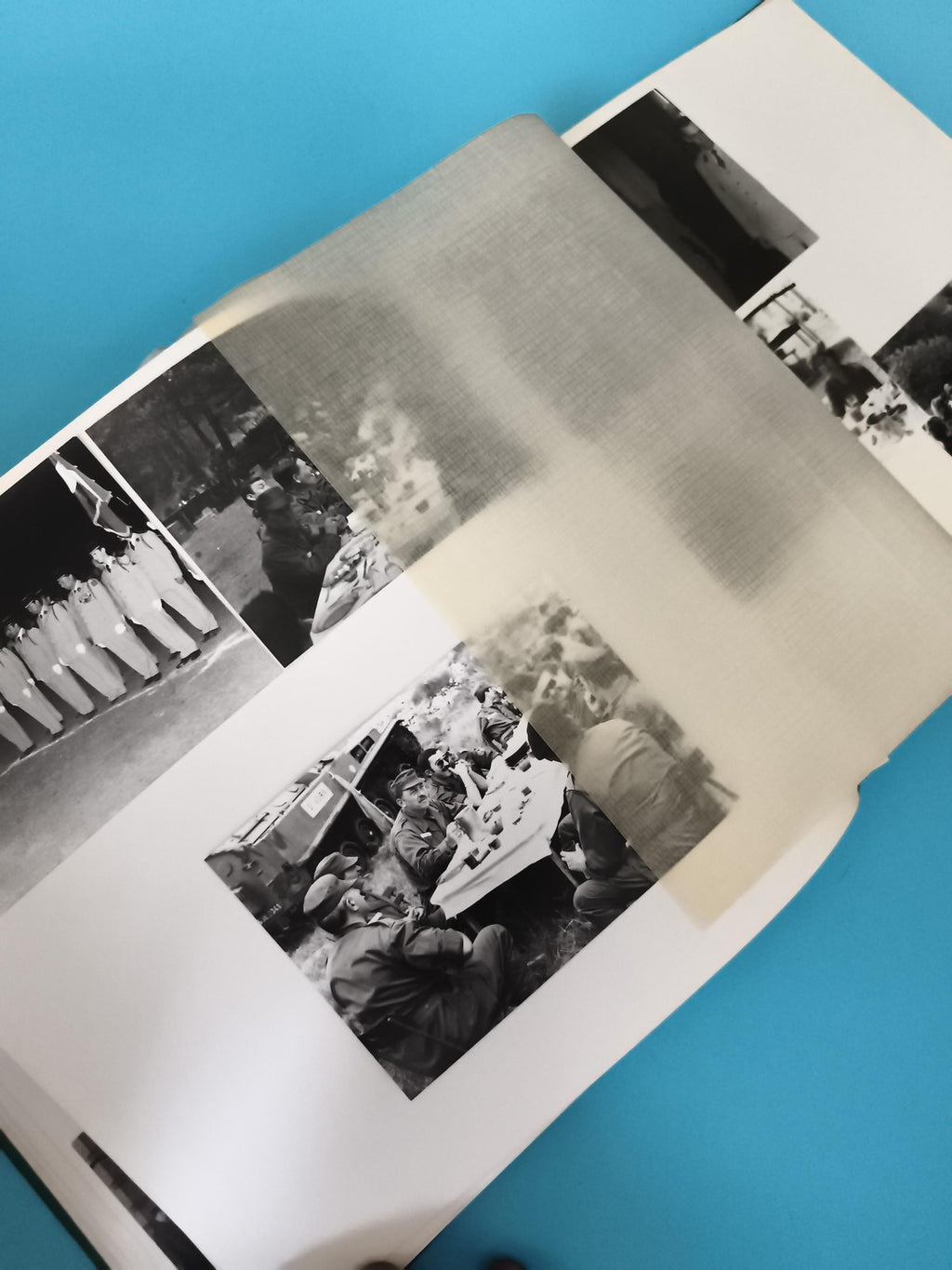 Album photos militaires ancien, classeur photographies soldats, noir & blanc vin