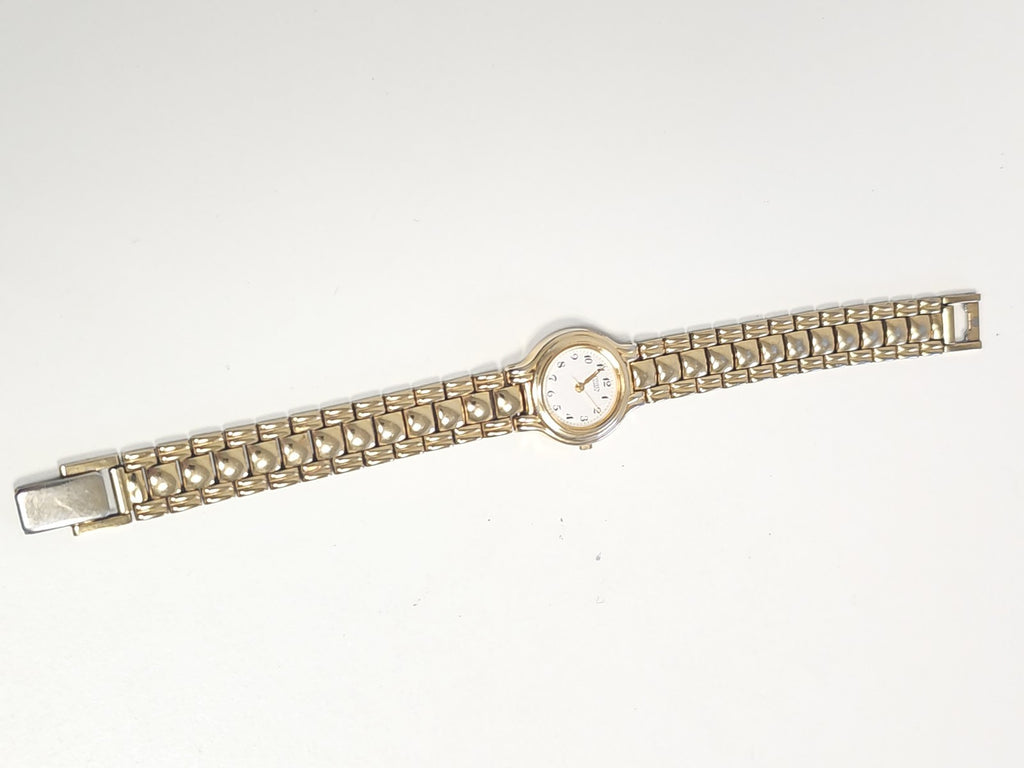 Montre femme Citizen Quartz acier inoxydable, élégante, fonctionne parfaitement
