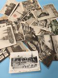 Lot cartes postales anciennes CPA, divers lieux, monuments, noir et blanc, vinta