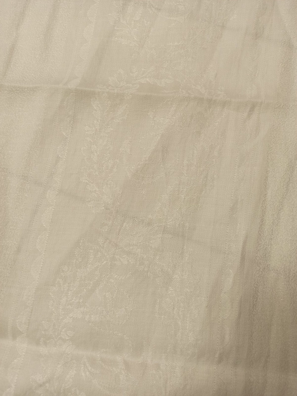 Rare drap de lit ancien brodé ancre marine fin XIXe vintage rétro collection