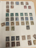 Lot timbres oblitérés France type Sage XIXe couleurs variées philatélie