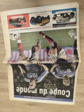Ancien journal OM Coupe du Monde 2006 football vintage Zidane Marseille