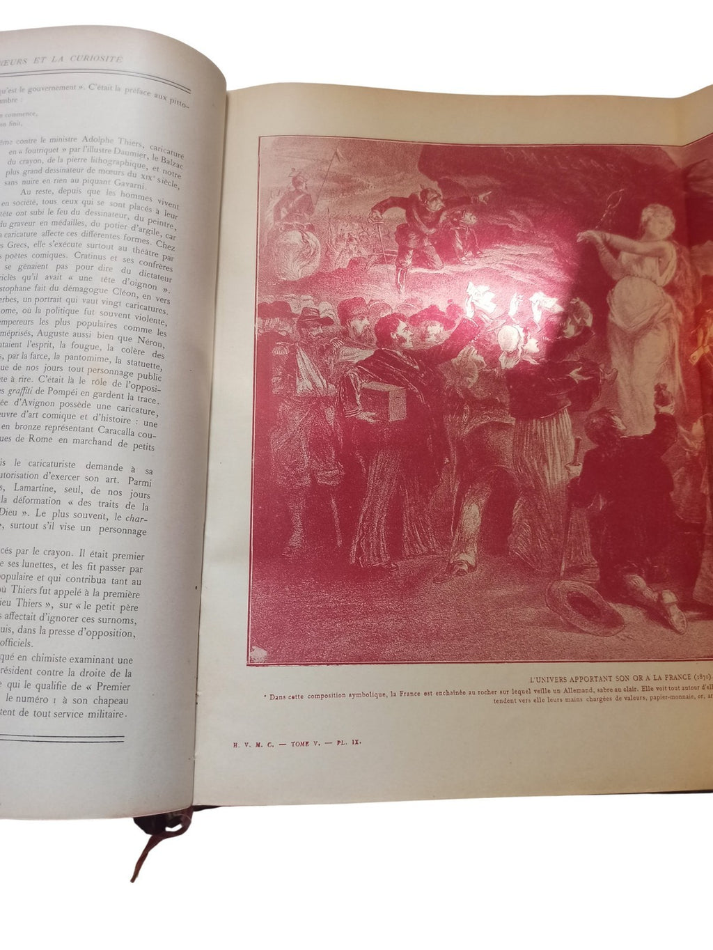 Livre ancien L'Histoire la Vie les Mœurs curiosité 1450-1900 gros volume vintage