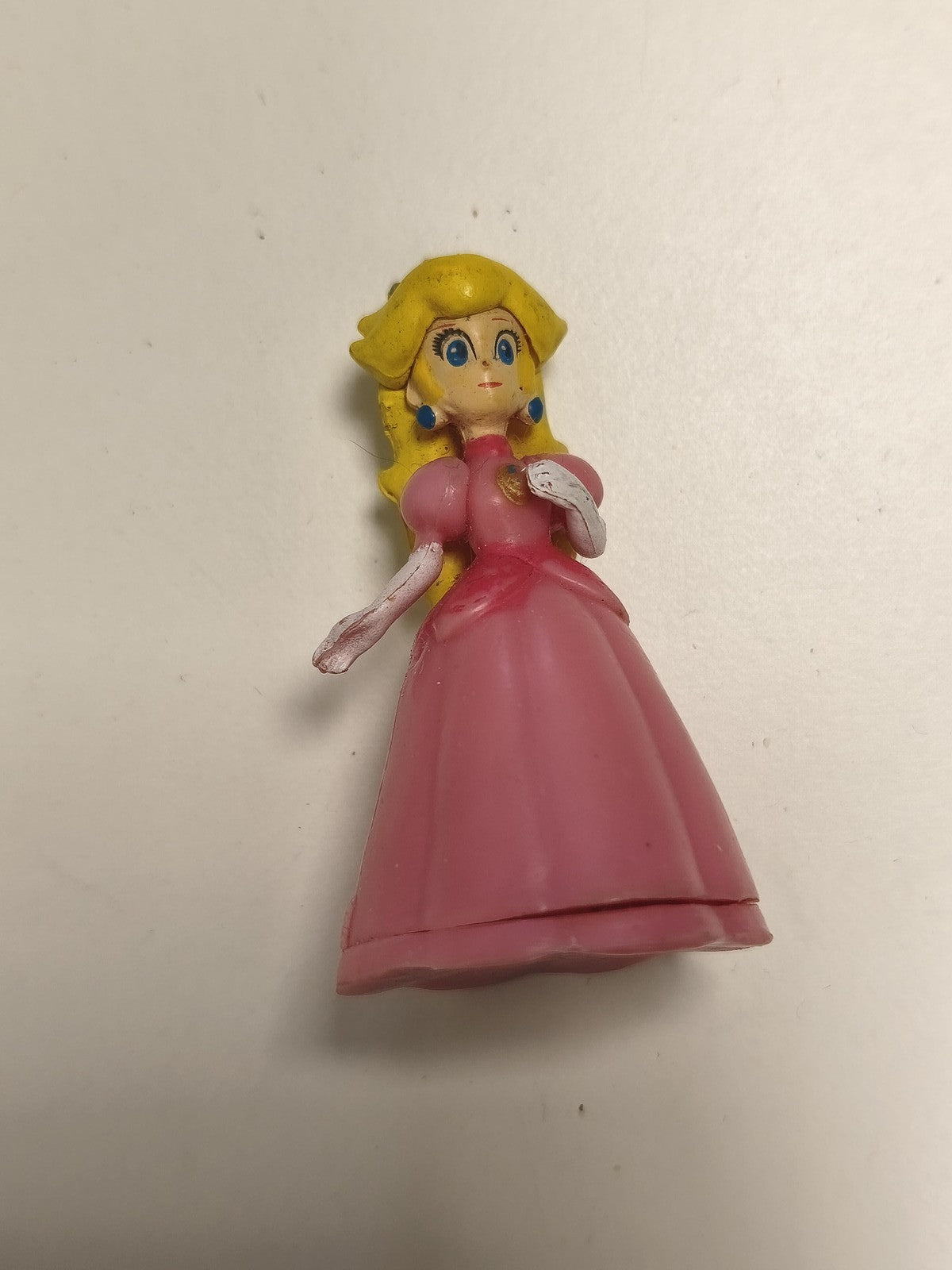 Figurine rétro Nintendo Peach ancienne, collection vintage rare, occasion authen