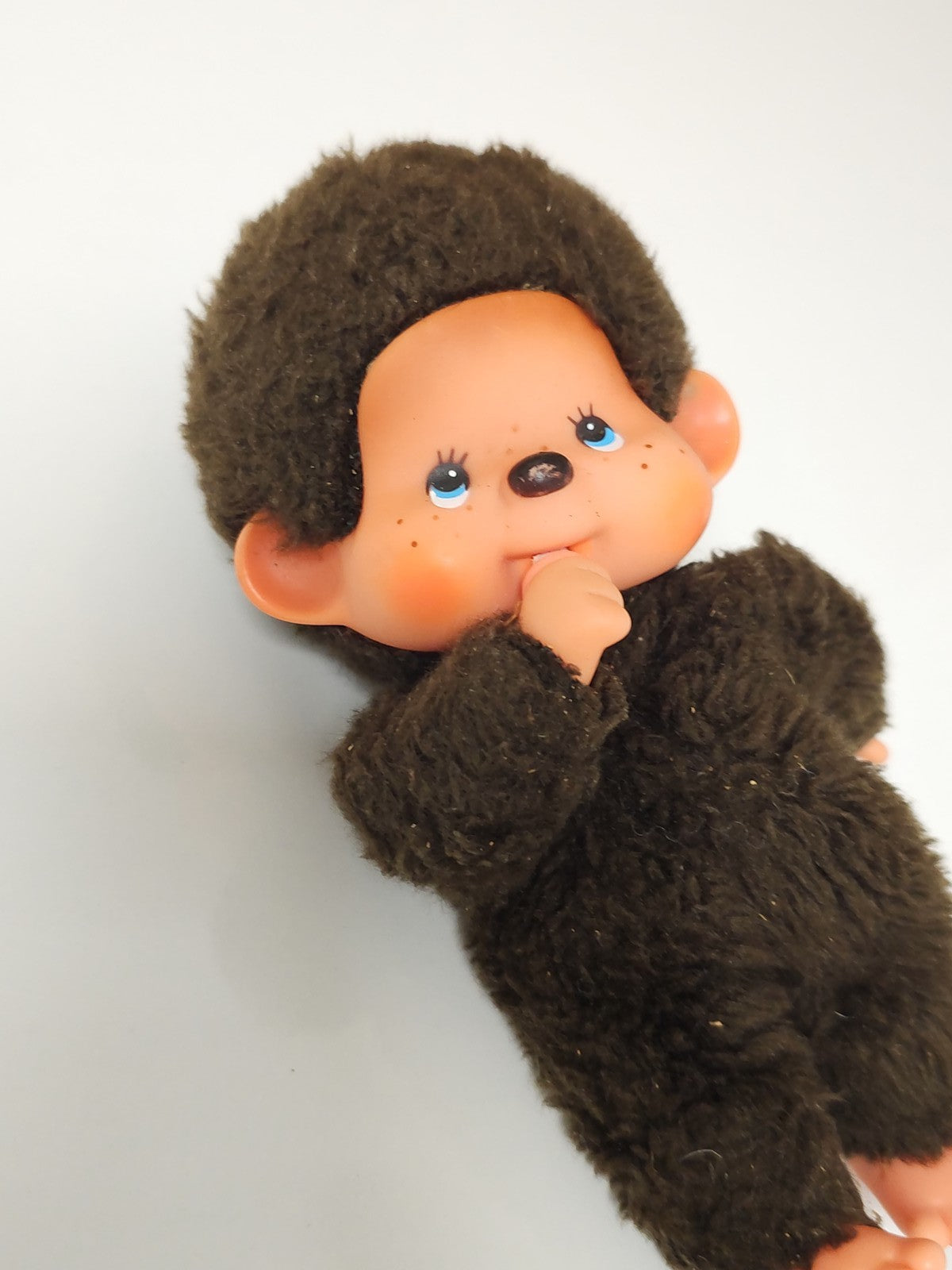 Vintage Kiki Monchhichi Sekiguchi Ajena ancien poupée peluche rétro années 70