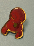 Vintage pin's Manitoba personnage rouge original badge collection rétro