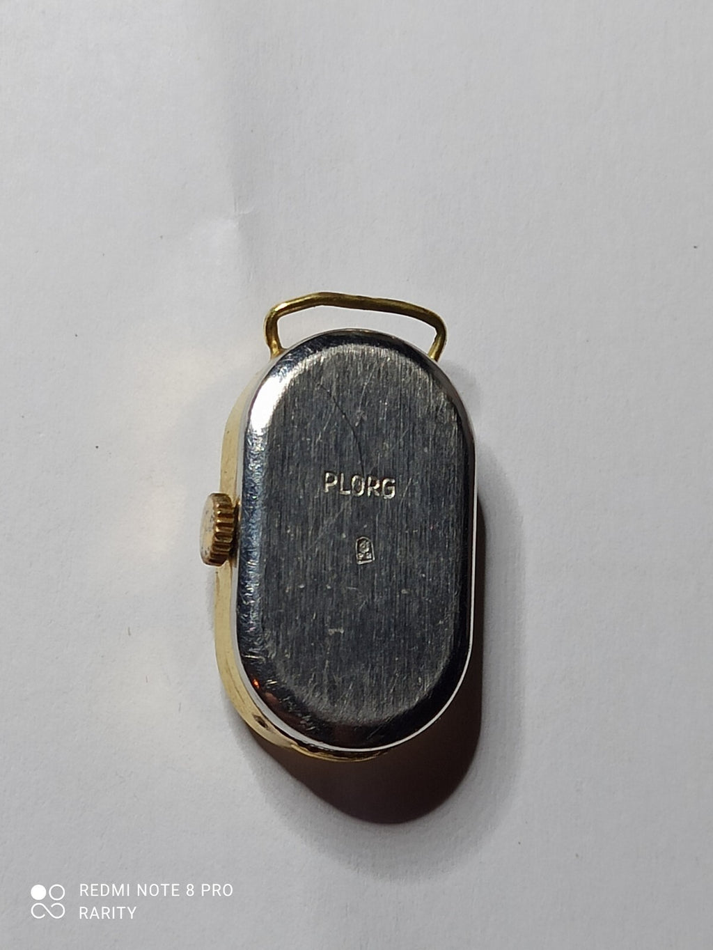 Montre de voyage vintage ELVES ovale dorée mécanique ancienne réveil Incabloc