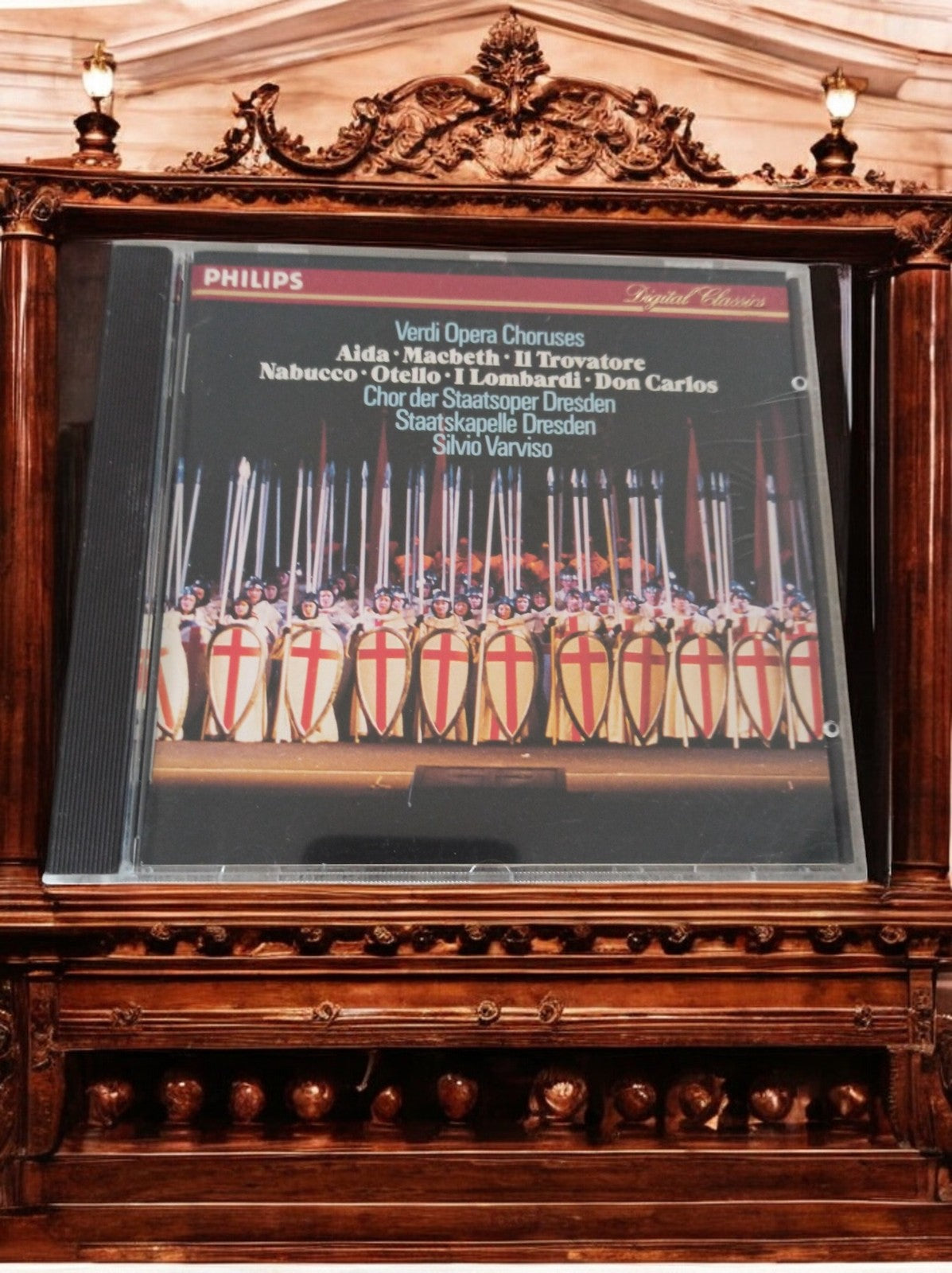 CD Verdi Opera Choruses Philips Vintage, Staatskapelle Dresden, Silvio Varviso