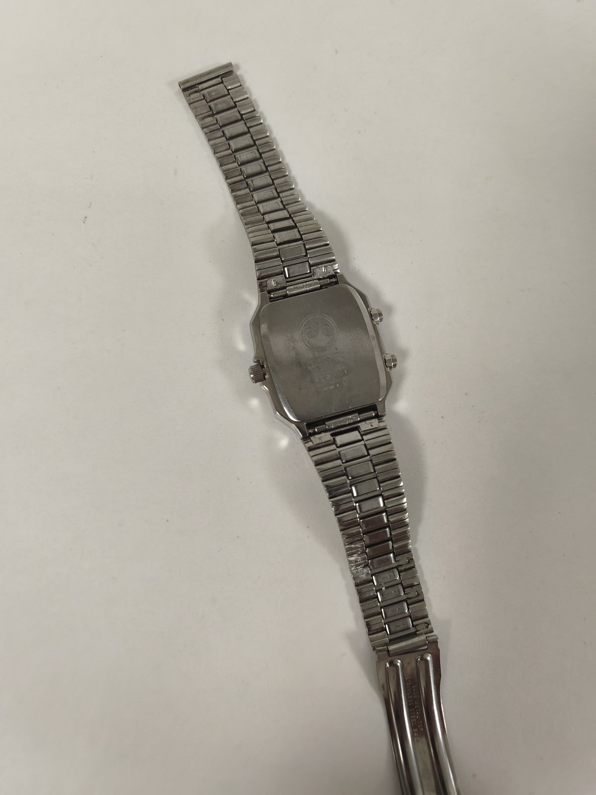Seiko Ana-Digi Sports 100 montre vintage acier bicolore quartz alarme