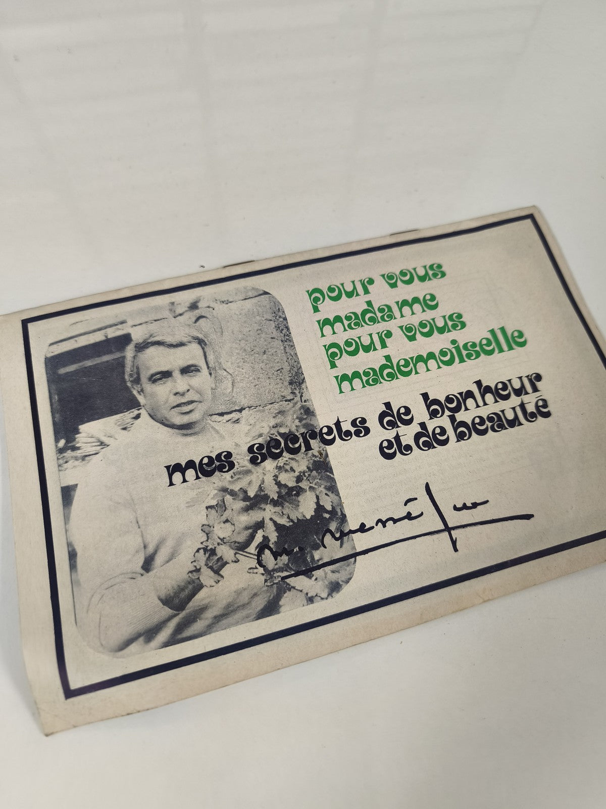 Ancien livret vintage Mes secrets de bonheur et beauté rétro collection rare