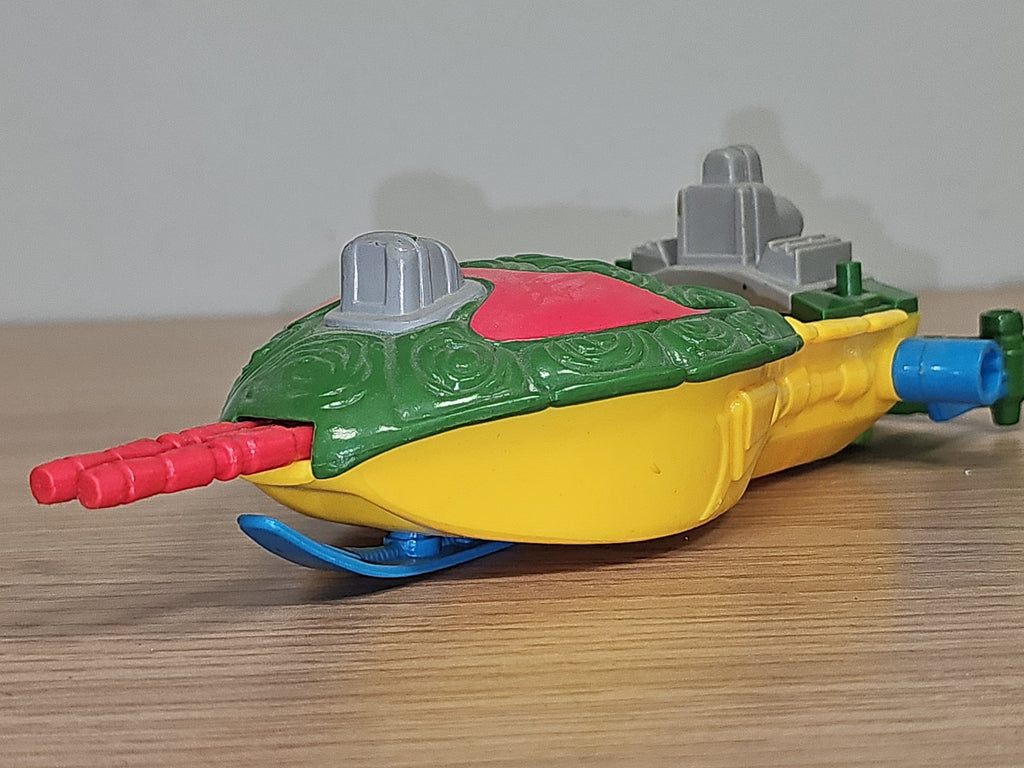 Bateau ancien TMNT Tortues Ninja Jouet rétro vintage années 80 collection rare
