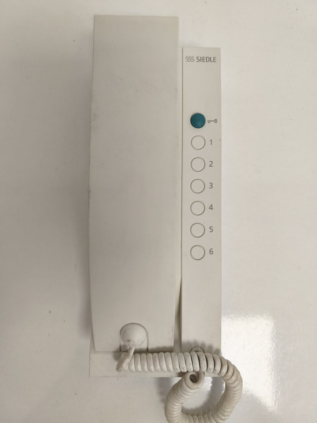 Interphone Siedle HT 611-01 W blanc bouton sonnette, combiné filaire, système au