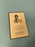 Carte souvenir ancienne décès 1979 Jacques Dragon photo uniforme vintage