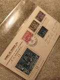 Enveloppe premier jour Guatemala 1946 timbres indépendance CXXV anniversaire