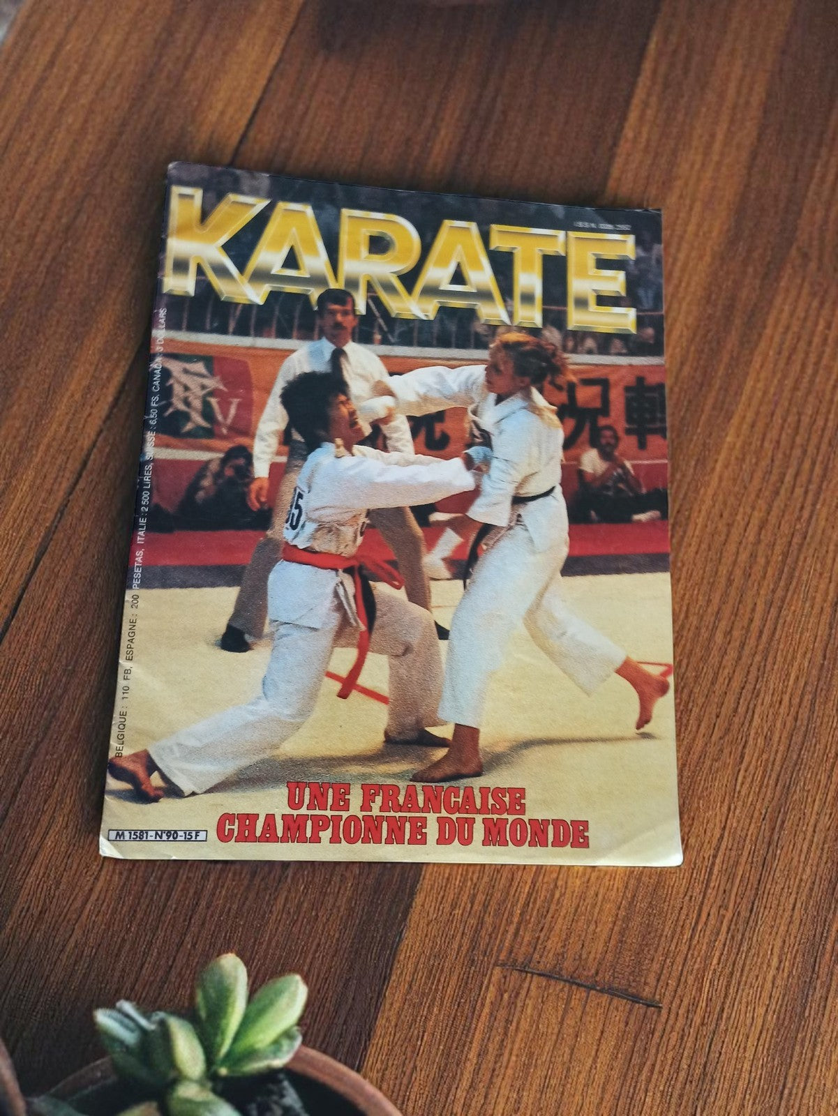 Magazine KARATE vintage ancien – Une Française championne du monde – Collectors