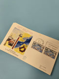 Enveloppe premier jour Dunkerque FDC port français, illustration couleur