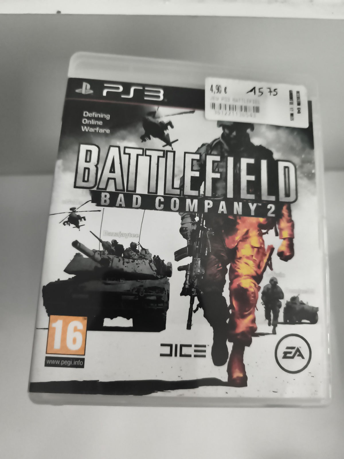 Jeu PS3 Battlefield Bad Company 2 PlayStation complet EA DICE FPS guerre