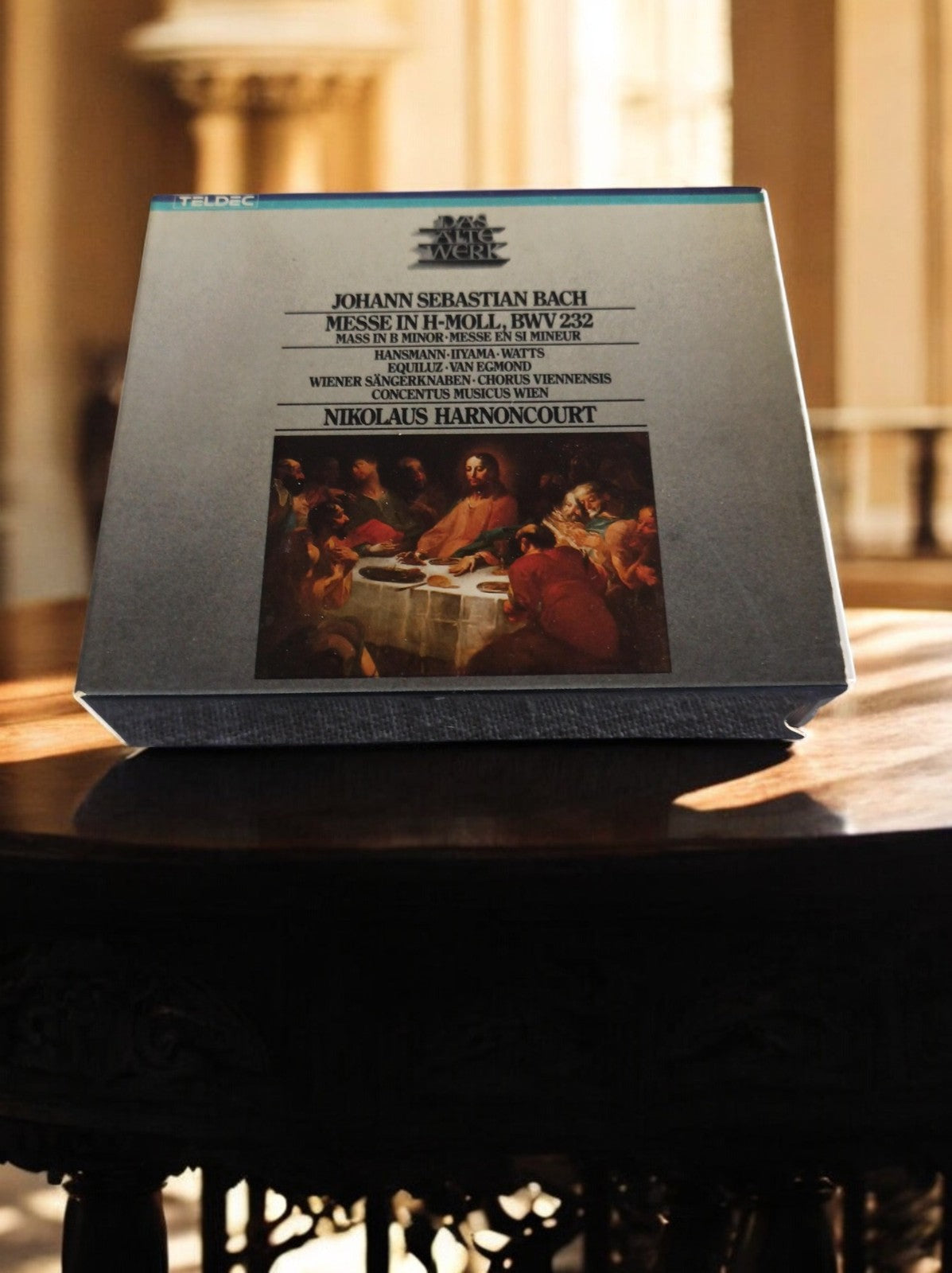 Coffret CD Bach Messe en si mineur BWV 232 Harnoncourt Teldec Das Alte Werk