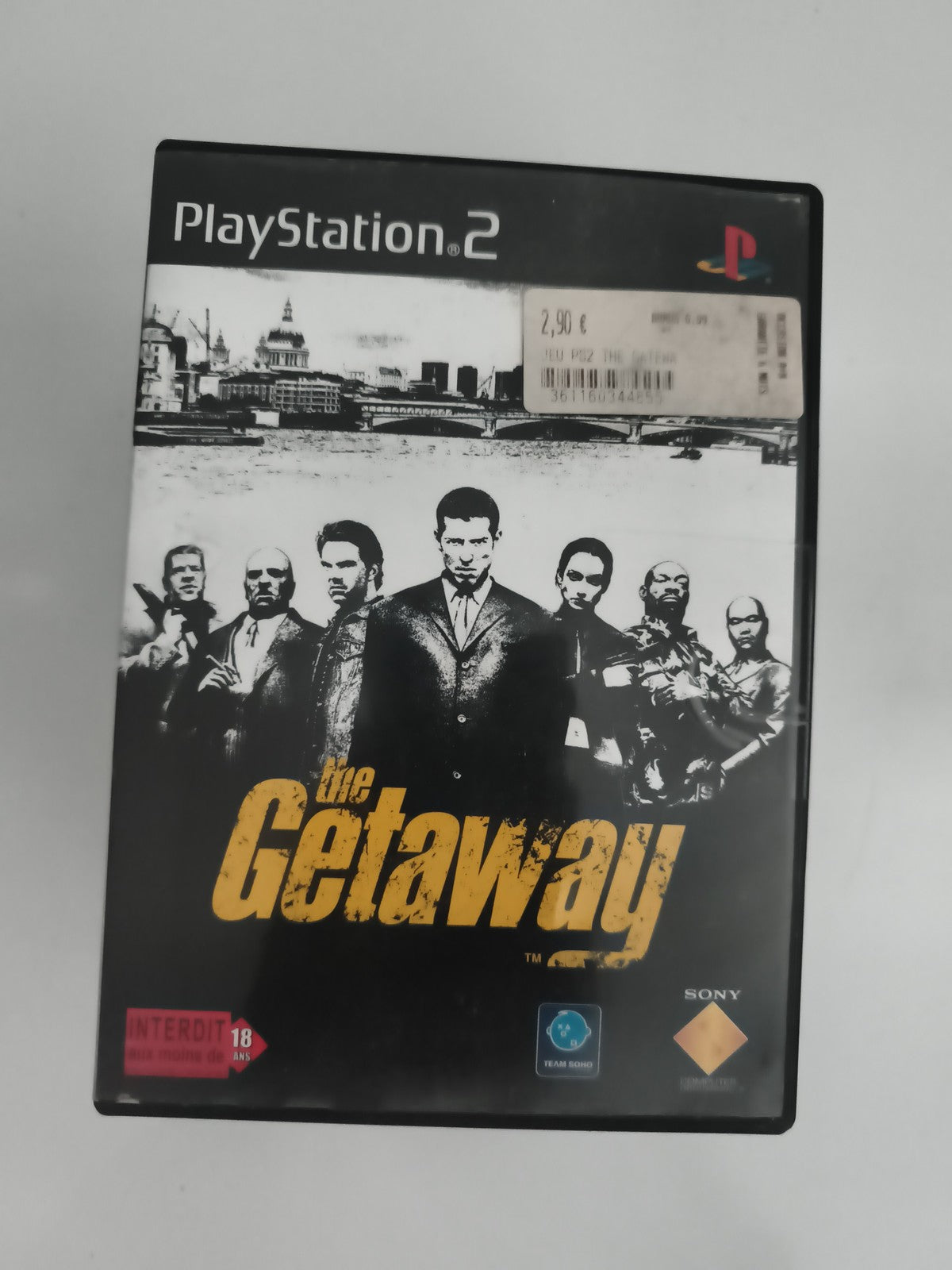 Jeu PS2 The Getaway boîte seule PlayStation 2 Sony sans notice