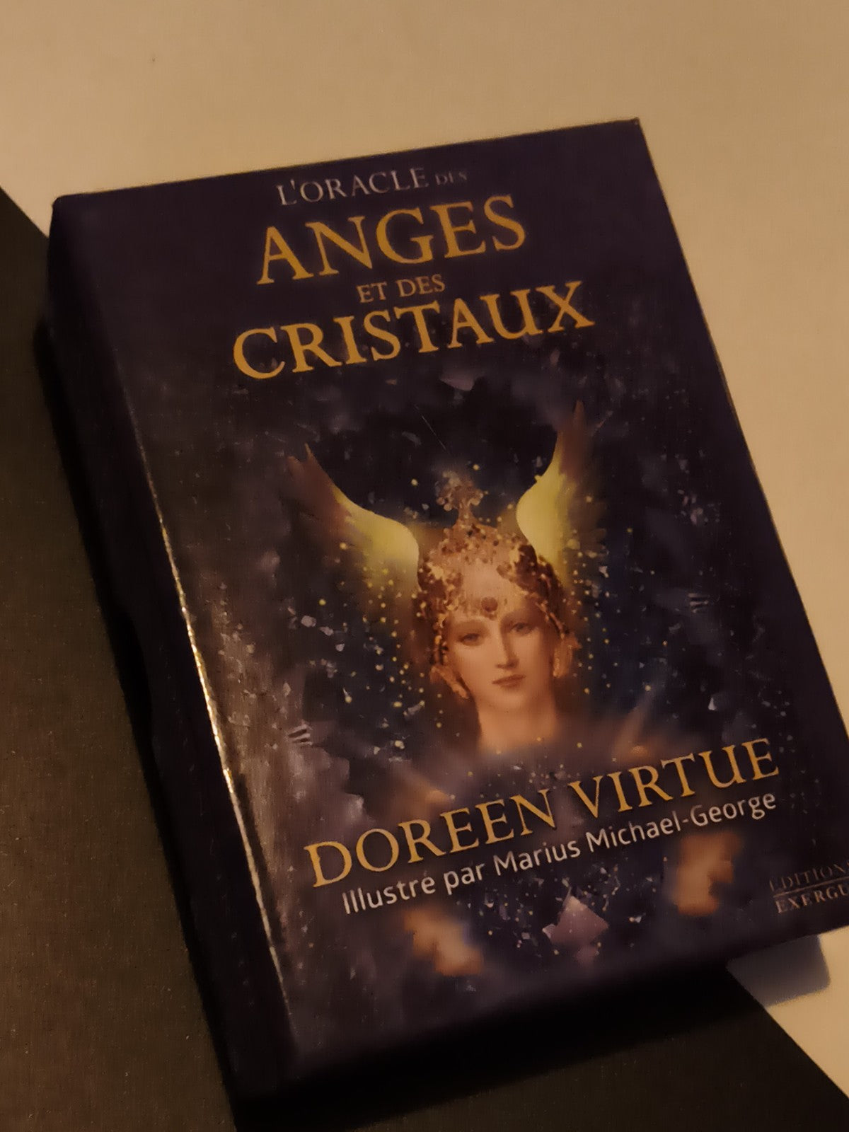 Jeu oracle L'Oracle des Anges et des Cristaux Doreen Virtue Exergue