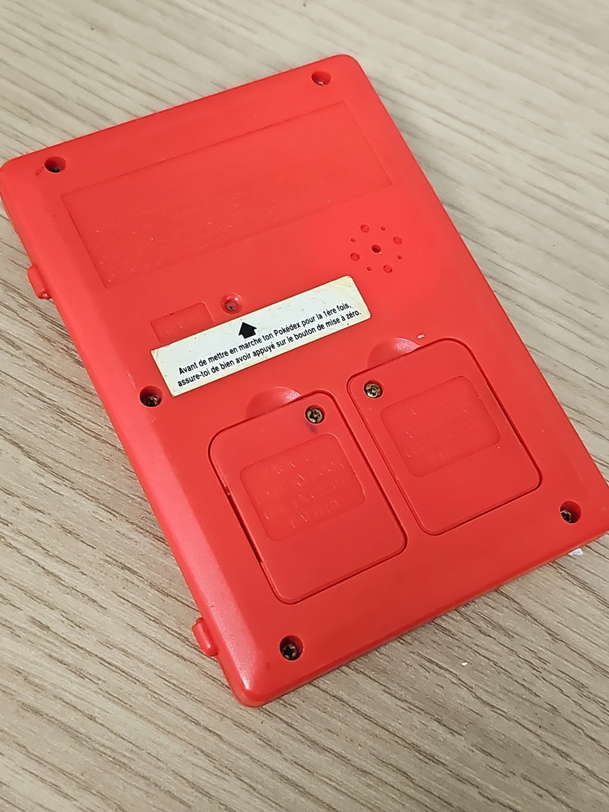 Vintage Pokédex électronique rouge Nintendo jouet rétro Pokémon collection