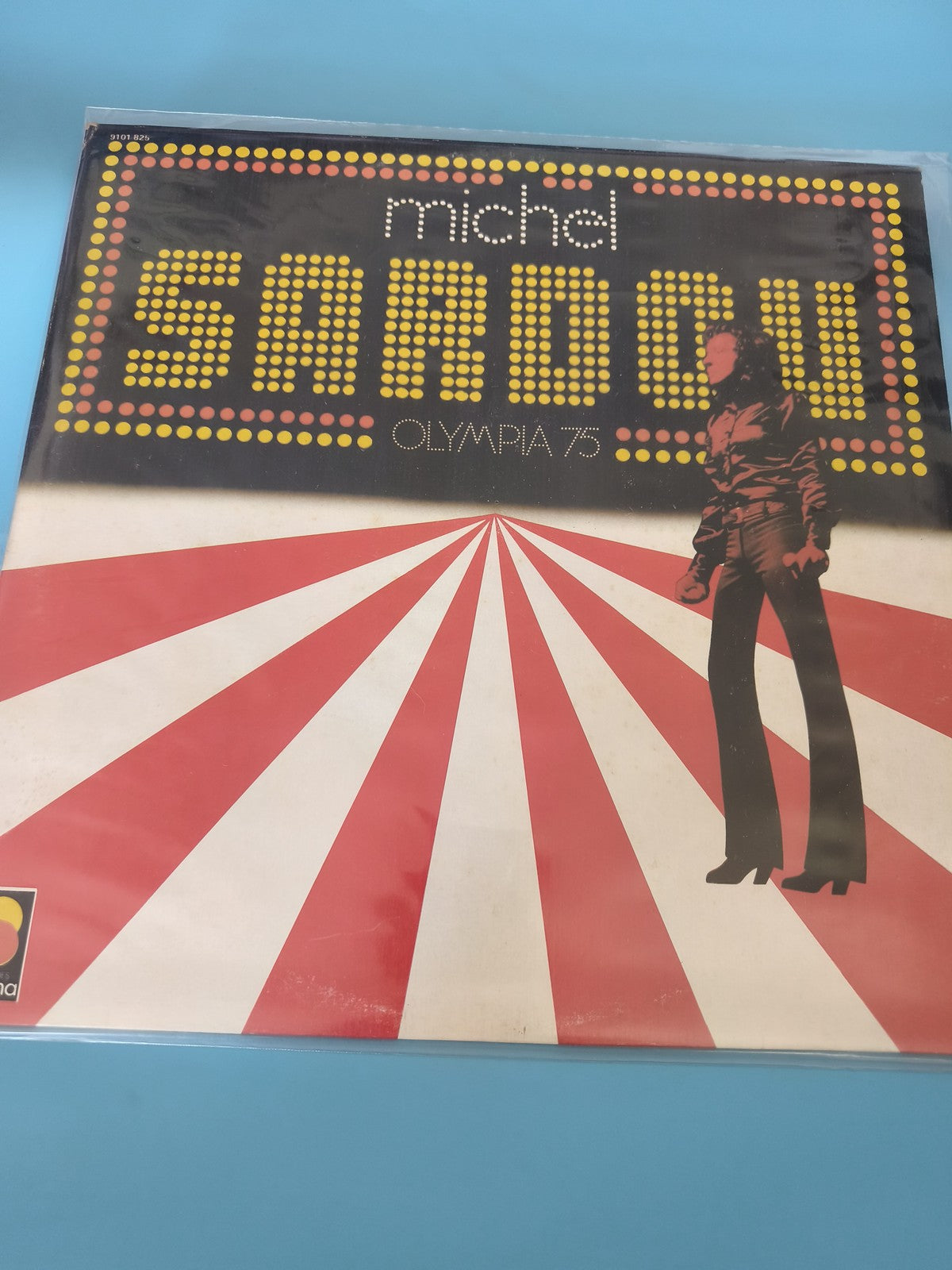 Vinyle ancien 33 tours Michel Sardou rétro collection vintage disque occasion