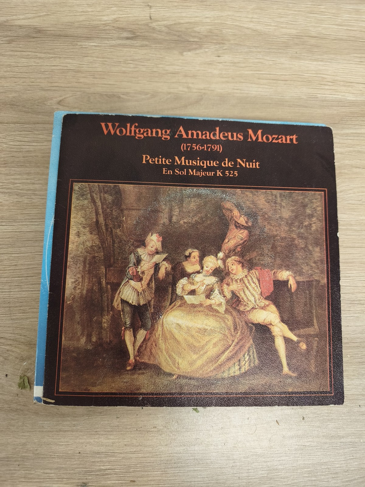 Vinyle 45T Mozart Petite Musique de Nuit K 525 pochette illustrée