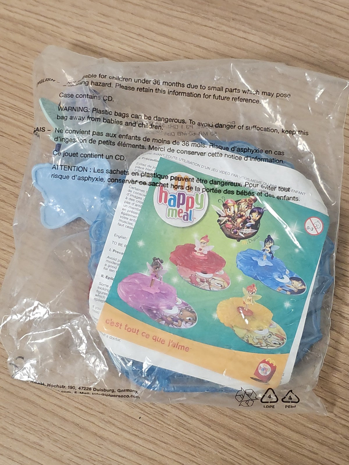 Figurine Fée Winx Club McDonald's 2008 jouet personnage miniature dessin animé