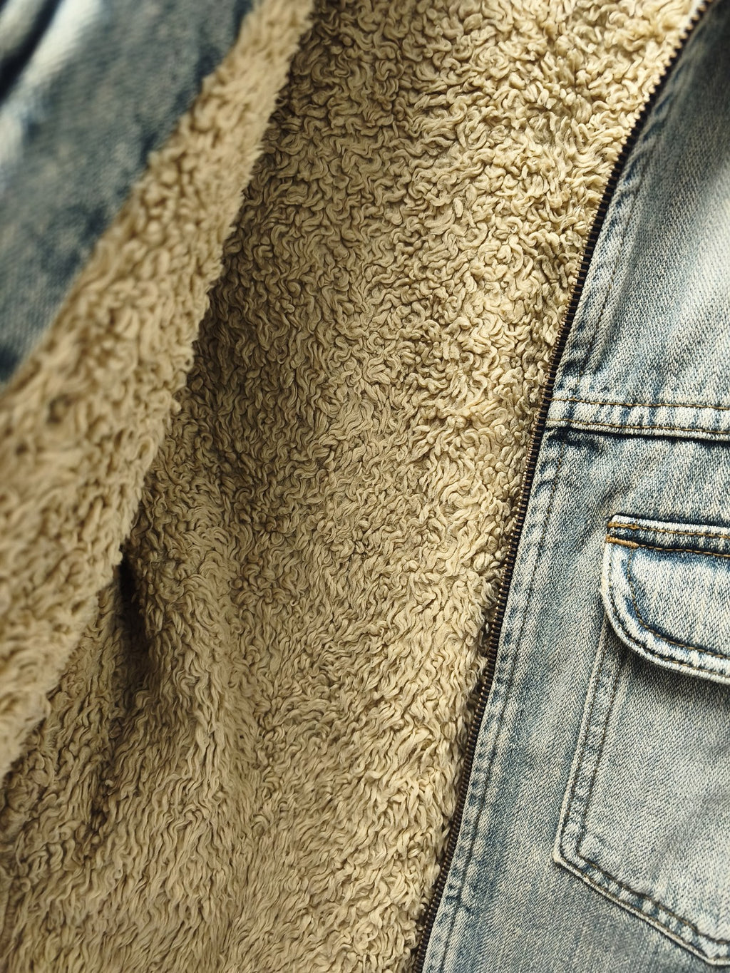 Veste homme vintage XL ancienne blouson rétro Denim Jacket collectionneur
