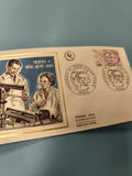 Enveloppe FDC premier jour Frédéric et Irène Joliot-Curie timbre 1,80 Paris