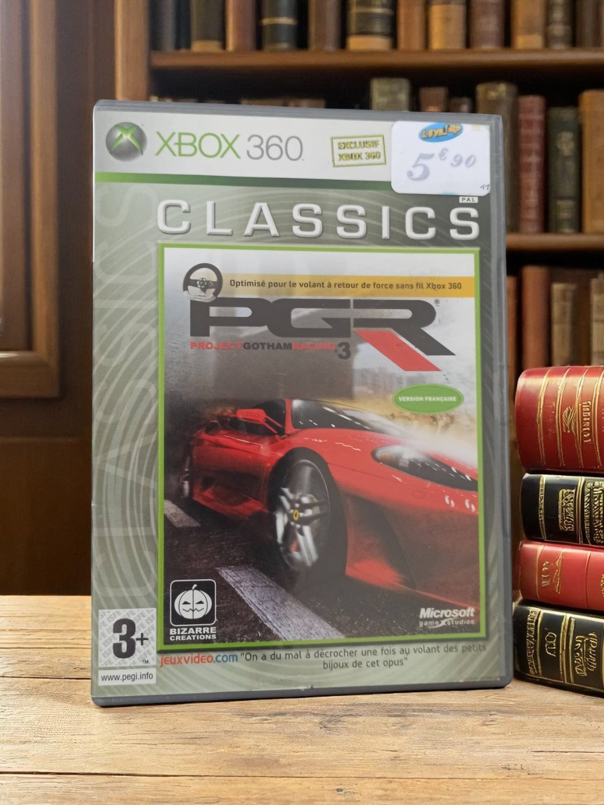 Jeu vidéo Xbox 360 PGR 3 Classics, Project Gotham Racing, PAL, vintage