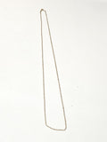 Collier ancien rétro en or jaune 9 carats, bijou vintage élégant collection