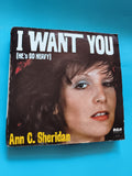 Vinyle 45 tours Ann C. Sheridan I Want You RCA pochette originale