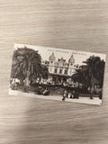 Carte postale ancienne Monte-Carlo Casino façade, noir et blanc, vintage CPA