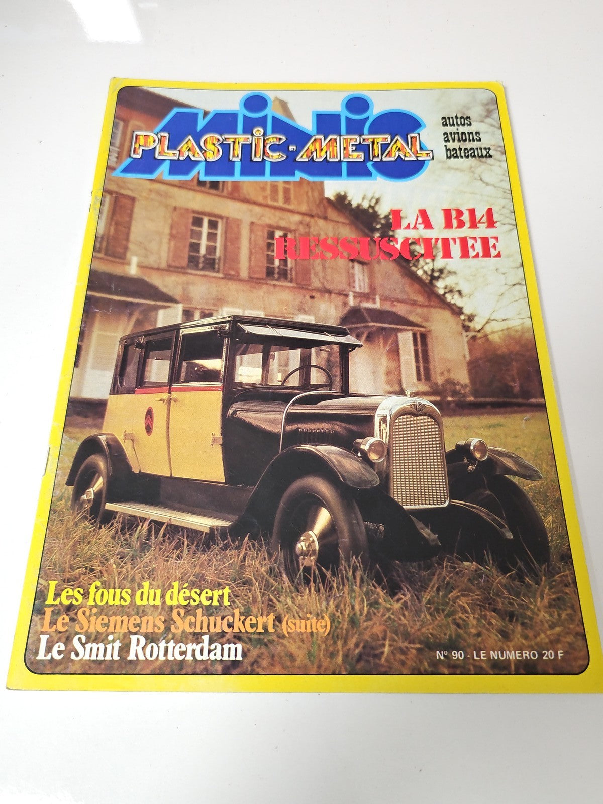 Magazine vintage ancien pour passionnés de miniatures auto et modèles réduits