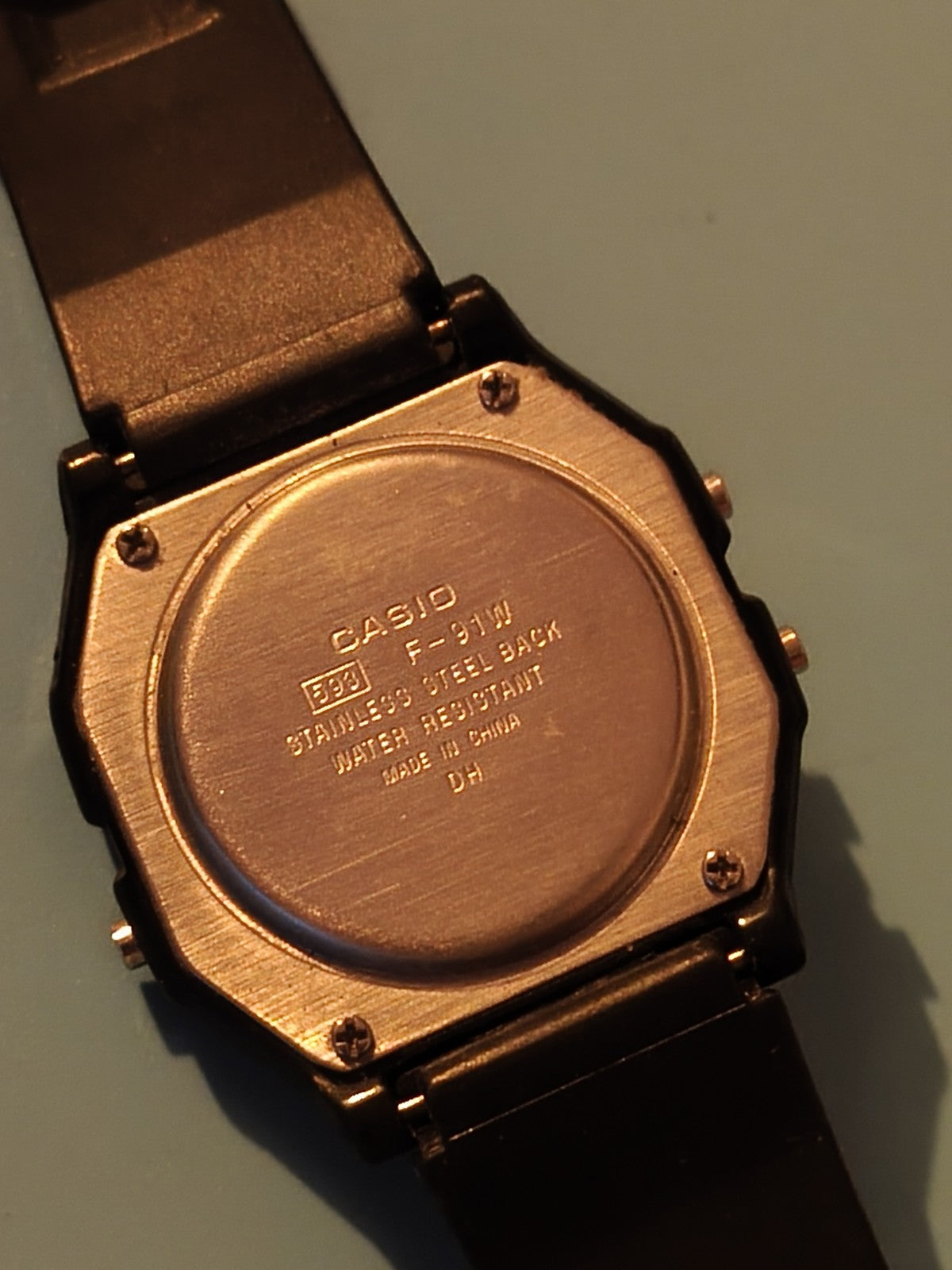 Casio F-91W Montre numérique mixte affichage LCD alarme chronomètre - Occasion