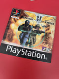 Notice originale seule jeu PS1 Special GT Forces PlayStation manuel français