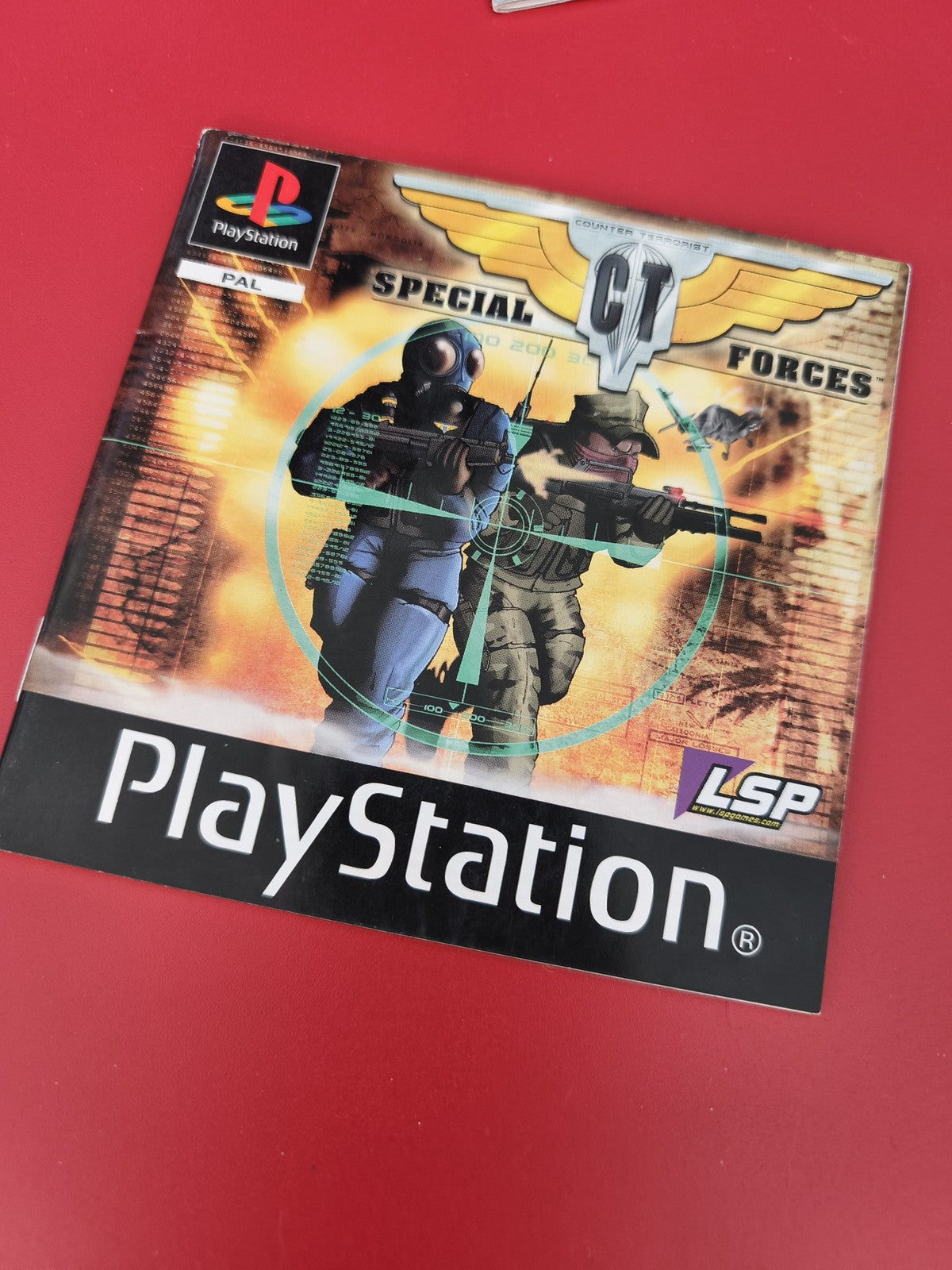 Notice originale seule jeu PS1 Special GT Forces PlayStation manuel français