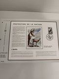 Feuillet CEF Protection de la Nature L'Isard premier jour timbre France