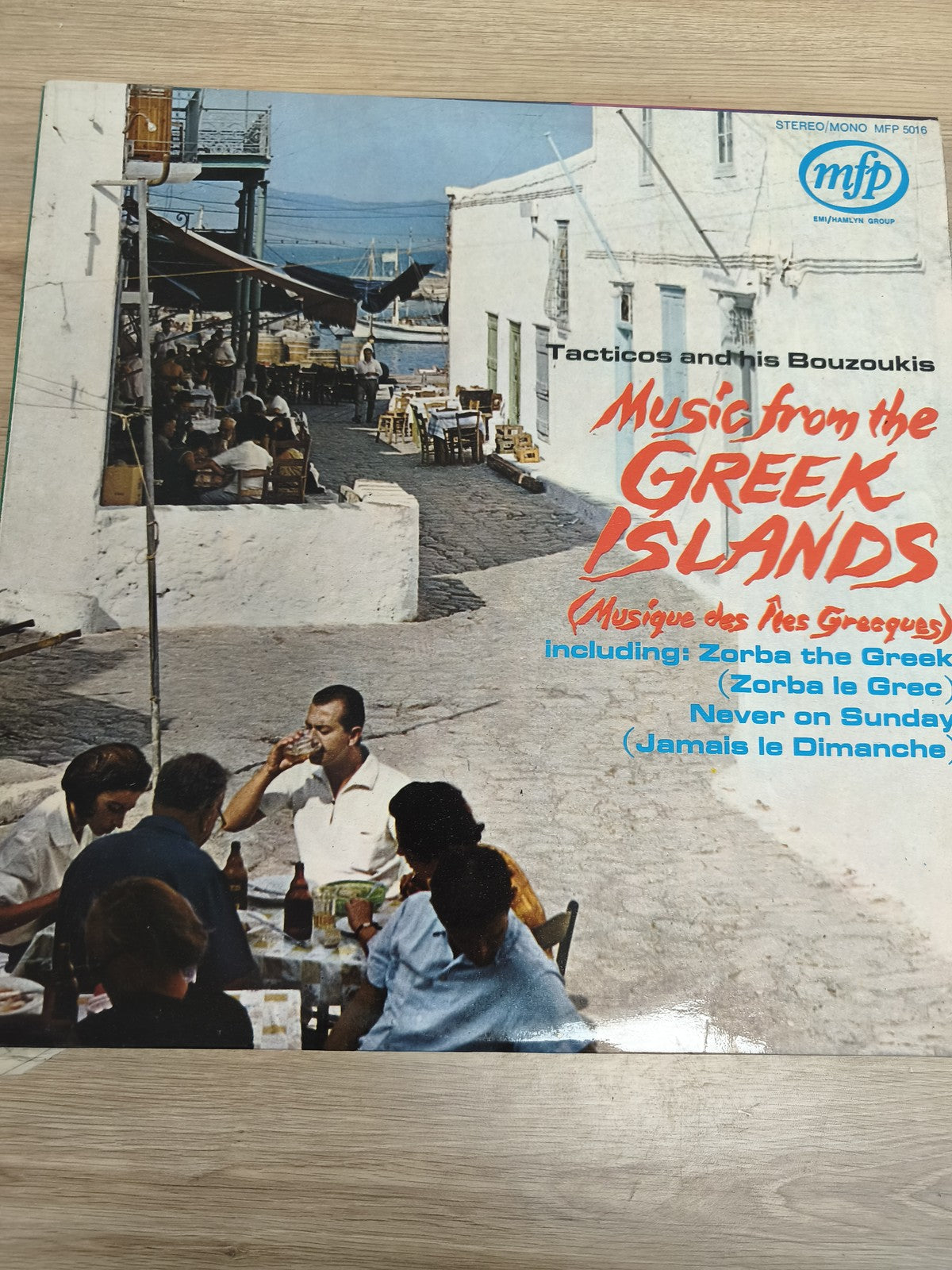 Vinyle 33T Music from the Greek Islands Tacticos Bouzoukis Zorba le Grec MFP
