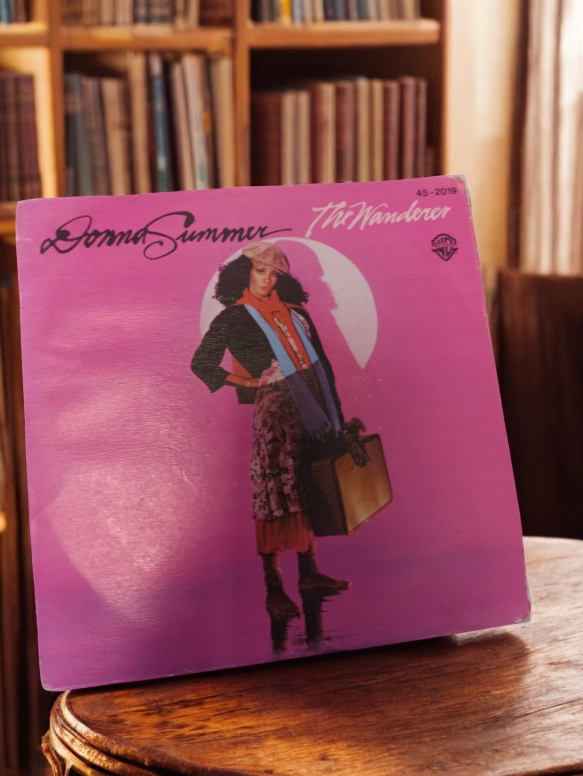 Vinyle 45 tours Donna Summer The Wanderer vintage rétro disco années 80