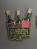 Vintage pin's ancien Gambetta collection rétro badge broche souvenir politique