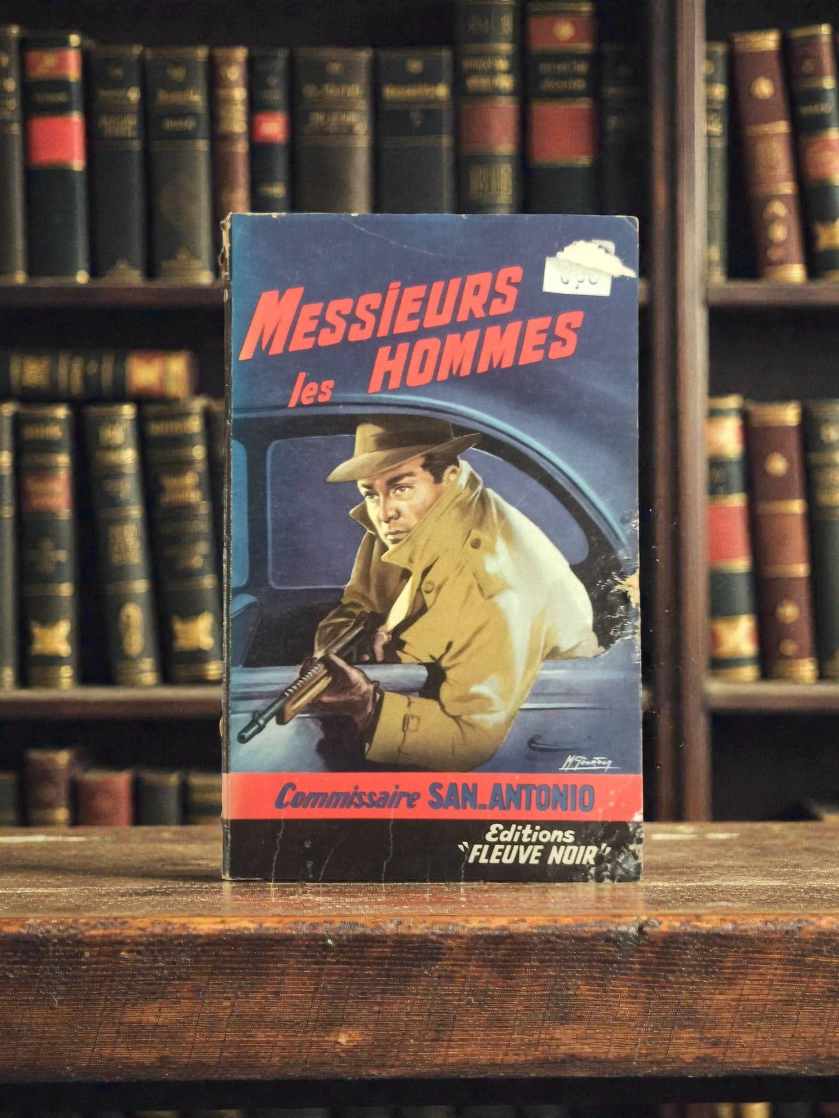 Roman policier vintage San-Antonio Messieurs les Hommes Fleuve Noir poche rétro
