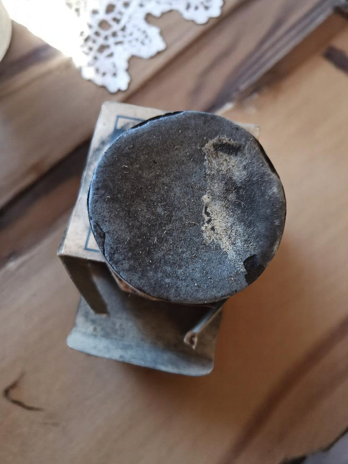 Cirage ancien Veloutine années 40 boîte carton nettoyant daim vintage