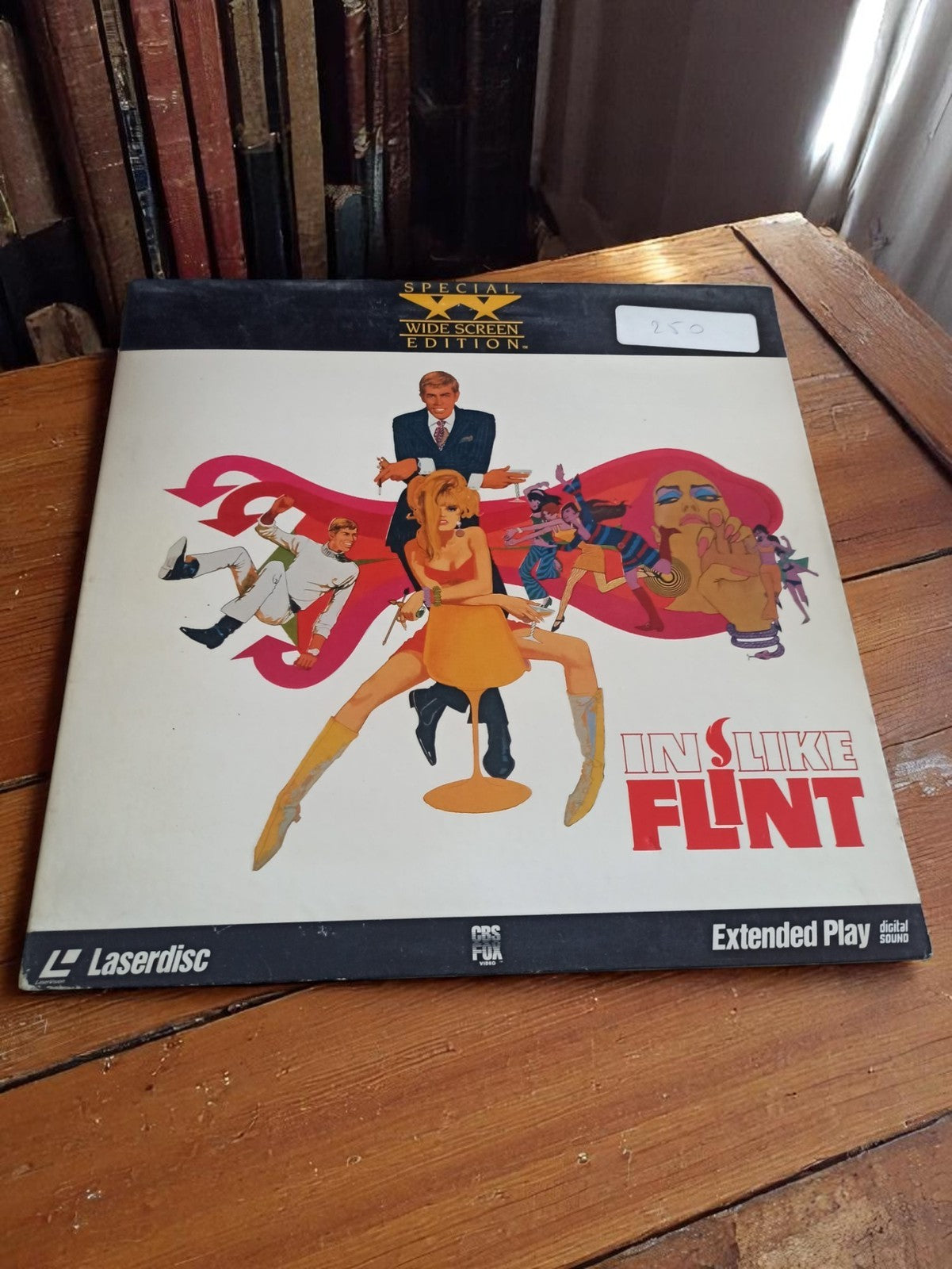 Laserdisc In Like Flint CBS FOX Wide Screen Années 60 Vintage Film Classique