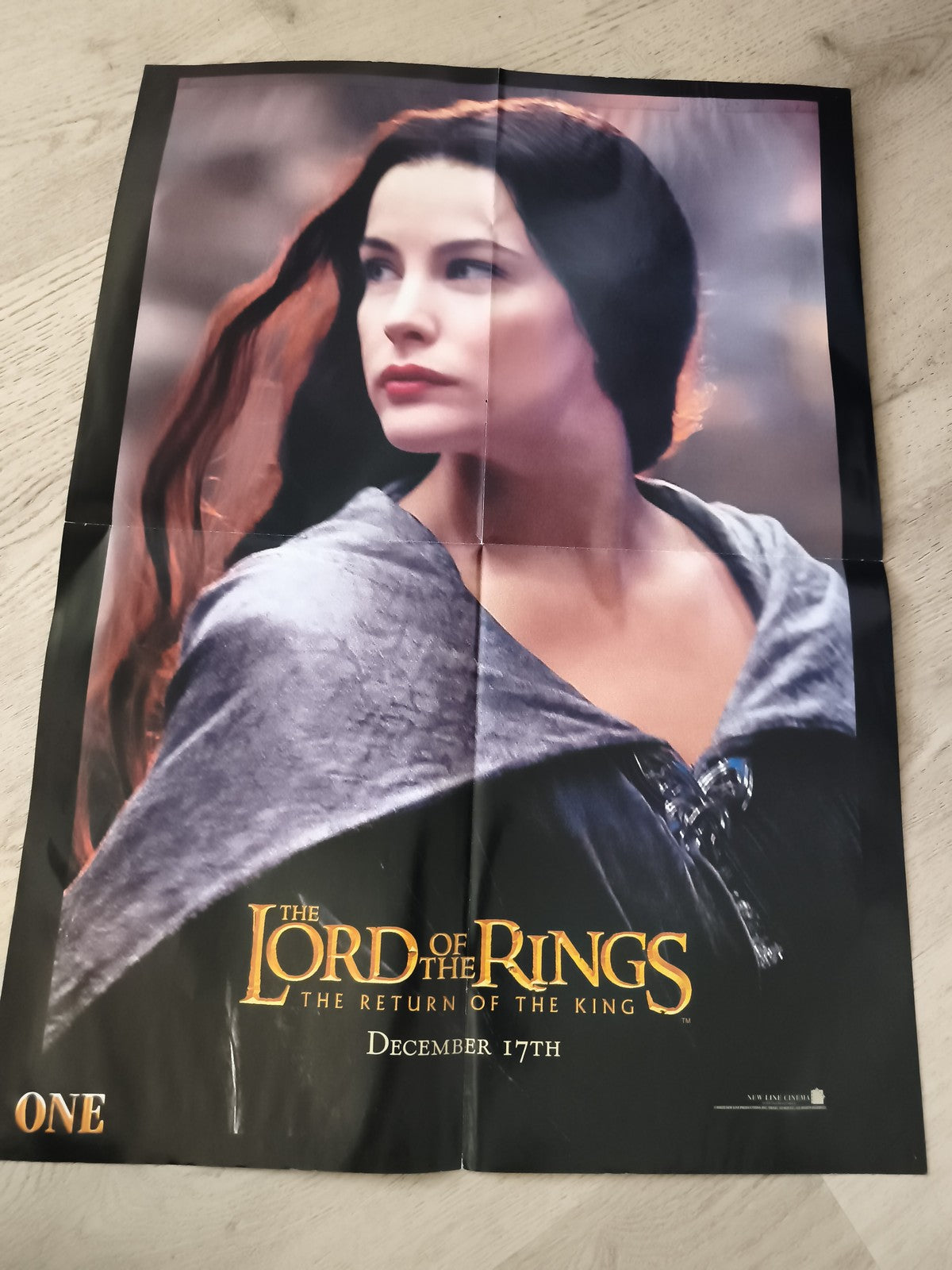 Poster Le Seigneur des Anneaux Return of the King Arwen film ONE cinéma