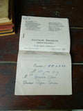 Ordonnance ancienne Dr Ranque biologie Marseille 1953 document vintage France