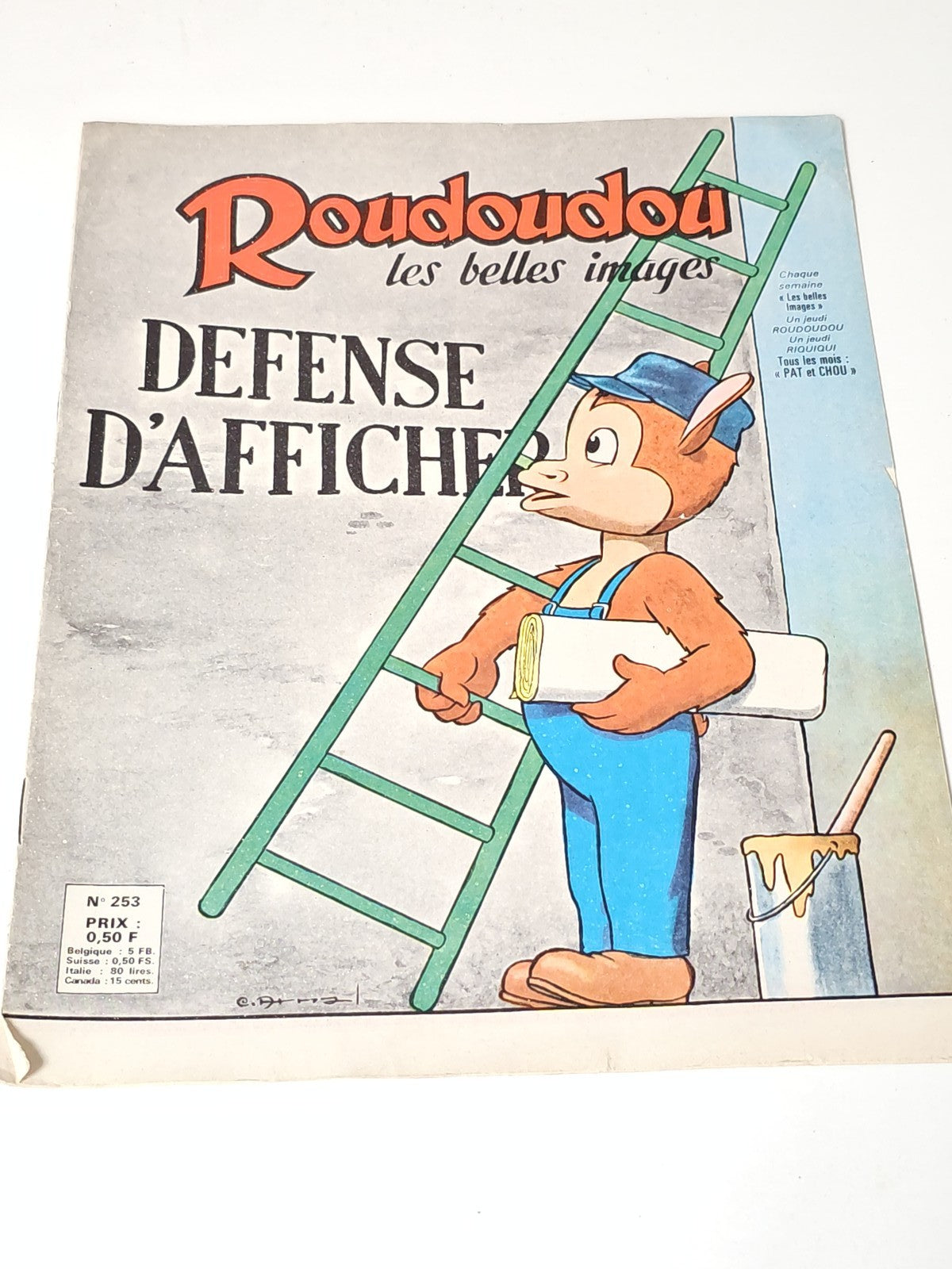 Livre ancien ROUDOUDOU Les Belles Images vintage journal illustré collection
