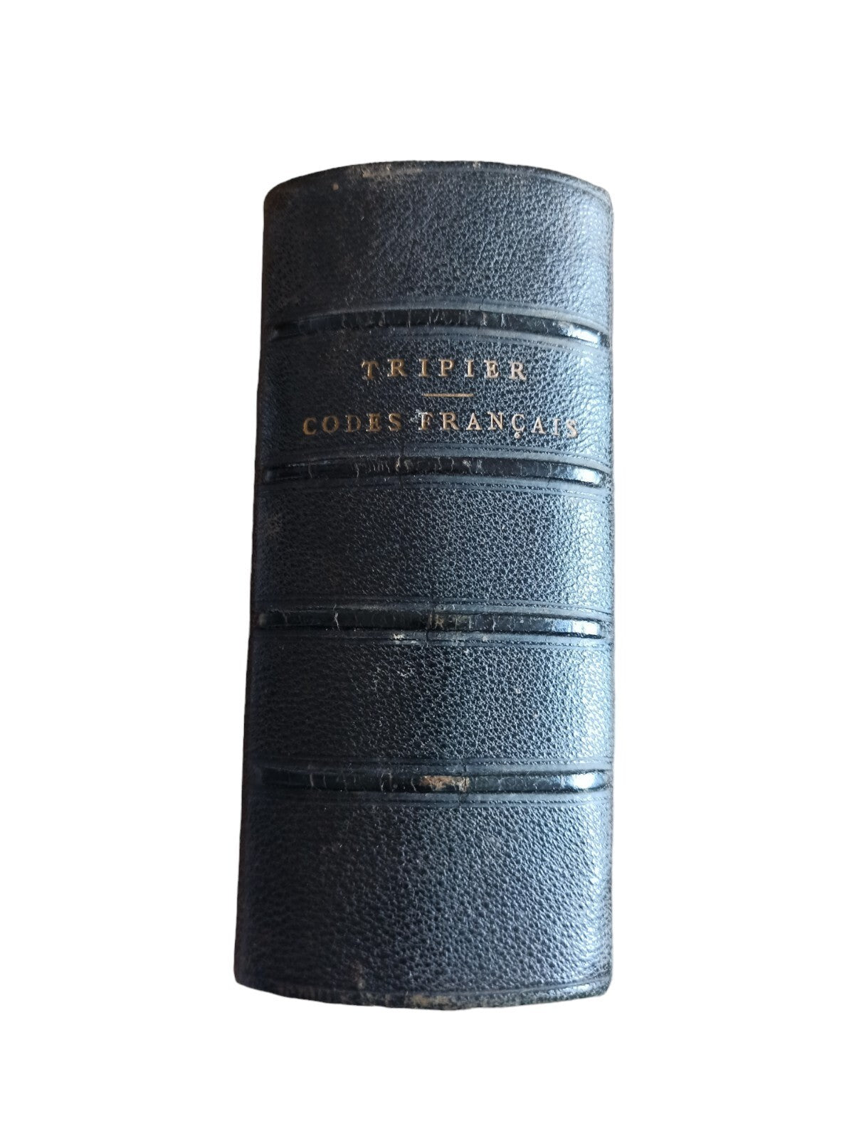 Livre ancien Codes Français Tripier 1878 reliure noire droit ancien